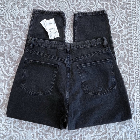 NWT Zara High Waist Crop Jeans - Picture 11 of 12
